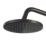 Aqualisa Sierra HP Rear-Fed Exposed Matt Black Thermostatic Dual Outlet Mixer Shower