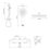 Aqualisa Sierra HP Rear-Fed Exposed Matt Black Thermostatic Dual Outlet Mixer Shower