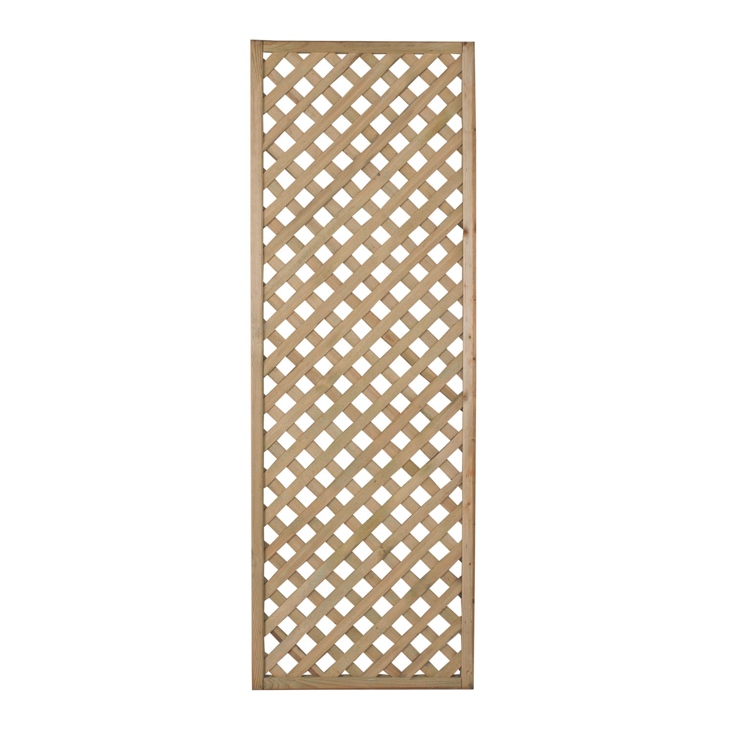 Forest Rosemore Lattice Softwood Rectangular Garden Trellis 2' x 6' 6 Pack (738KP)