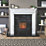 Focal Point Malmo Black Electric Stove 390mm x 548mm