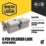 Smith & Locke 1 Star 6-Pin Euro Double Cylinder Locks 45-50 (95mm) Silver 2 Pack
