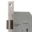 Smith & Locke Fire Rated  3 Lever Chrome Deadlock 76mm Case - 57mm Backset