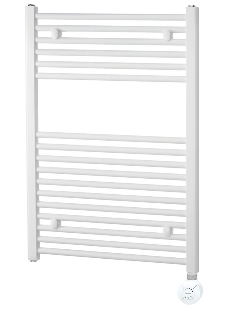Towelrads 691mm x 450mm 682BTU White Flat Electric Towel Radiator