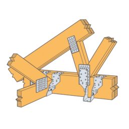 Simpson Strong-Tie Girder Truss Hangers 50mm x 220mm 10 Pack