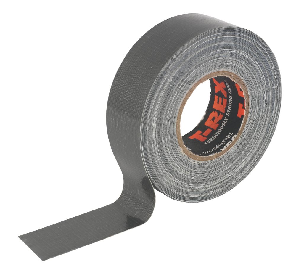 T-Rex Mighty Roll Premium Duct Tape Graphite Grey 9.14m x 25mm