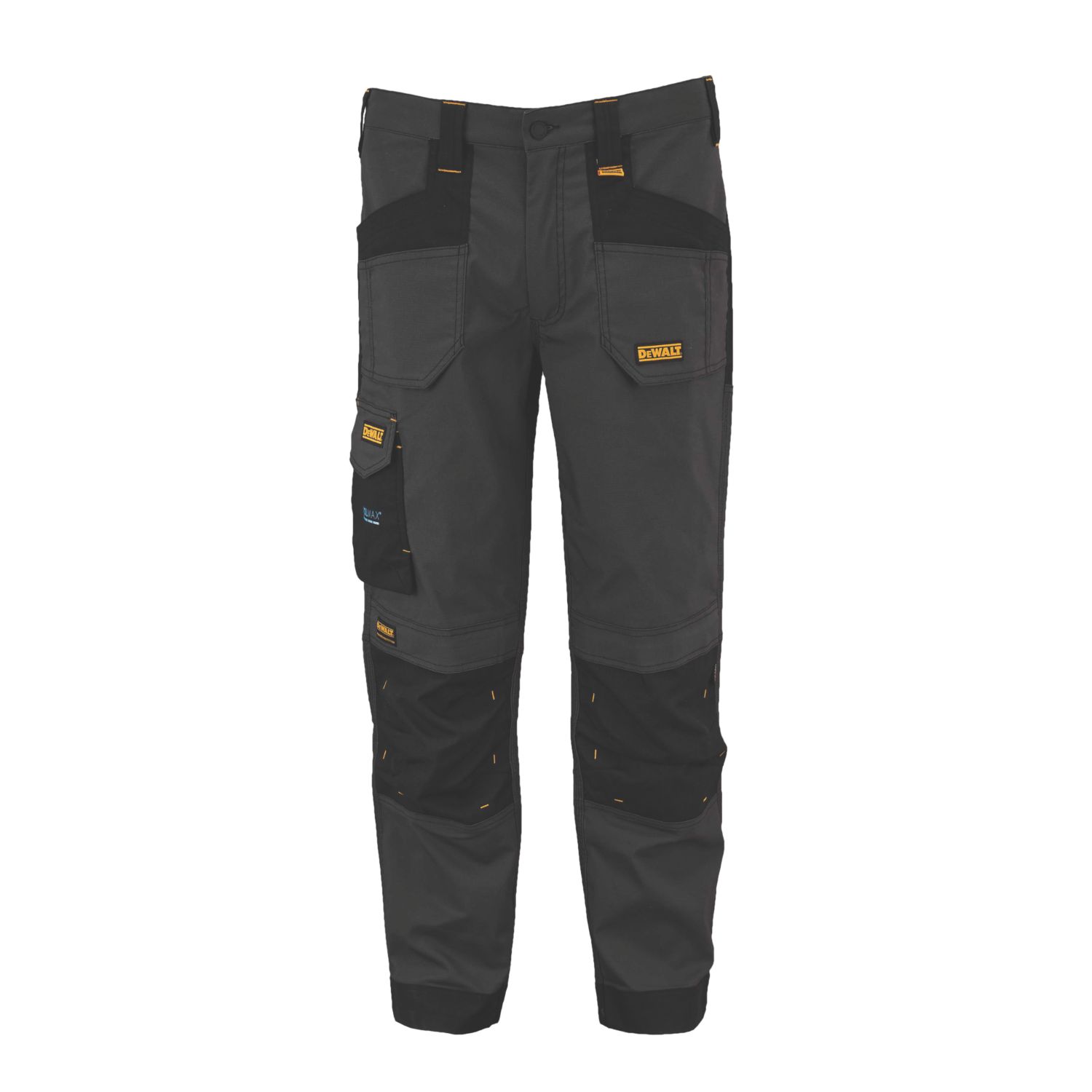 DeWalt Cambridge Coolmax Work Trousers Black/Grey 40" W 31" L (738VE)