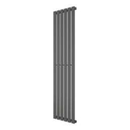 Azur Ilios 1800mm x 448mm 2966BTU Anthracite Vertical Designer Radiator