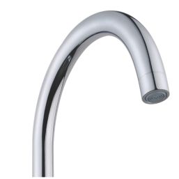 Isar Deck Mounted Dual-Lever Bridge Mixer Kitchen Tap Chrome