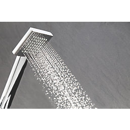 Triton Muse Rear-Fed Exposed Chrome Thermostatic Bar Diverter Mixer Shower