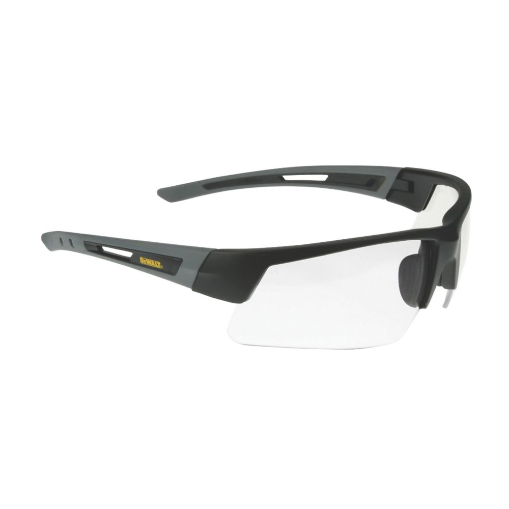DeWalt Crosscut Clear Lens Safety Specs Screwfix