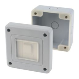 LAP  IP66 10AX 1-Gang 2-Way Weatherproof Outdoor Switch
