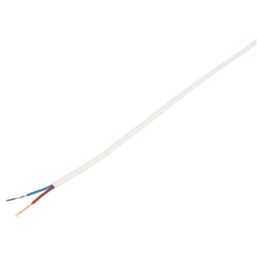 Time 2192Y White 2-Core 0.5mm² Flexible Cable 50m Drum Price Comparisons | Compare The Build