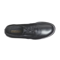 Sterling Steel Cushion Sole Size 10  Black  Steel Toe Cap  Safety Shoes