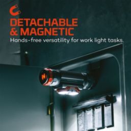 Nebo Transcend Rechargeable LED Head Torch & Work Light Grey 3000lm