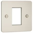 Knightsbridge  1-Module Modular Faceplate Pearl