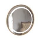 Oregon Round Bathroom Mirror With 2500lm LED Light 600mm x 600mm
