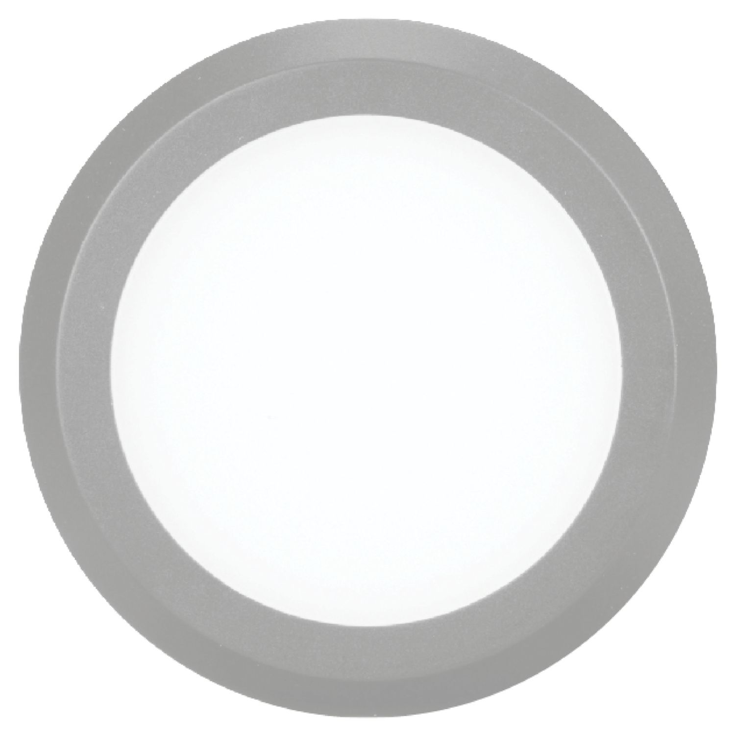 4lite Hampton Round LED Silver Warm White Under Cabinet Light Without Bezel 1.8W 110lm (739AX)