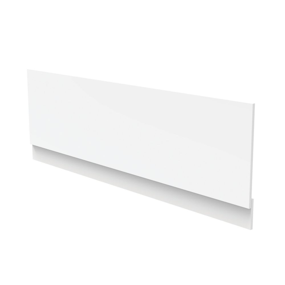 Adjustable Bath Front Panel 1800mm White - Screwfix