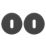 Smith & Locke Lormel Standard Escutcheon (Pair) Matt Black 50mm