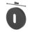 Smith & Locke Lormel Standard Escutcheon (Pair) Matt Black 50mm