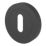 Smith & Locke Lormel Standard Escutcheon (Pair) Matt Black 50mm