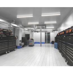 4lite  Single 5ft LED Eco Non-Corrosive Batten 6500K 32W - 47W 4100 - 5800lm 220-240V