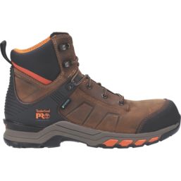Timberland Pro Hypercharge Size 12  Brown/Orange Waterproof  Safety Boots