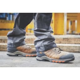 Timberland Pro Hypercharge Size 12  Brown/Orange Waterproof  Safety Boots