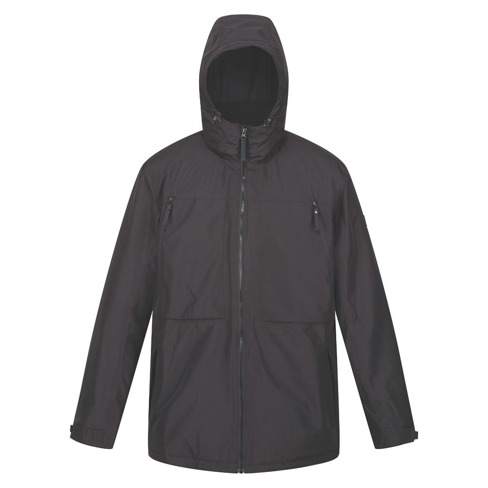 Regatta Larrick Waterproof Jacket Black Medium Size 40