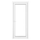 Crystal  Fully Glazed 1-Clear Light Right-Handed White uPVC Back Door 2090mm x 920mm