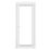 Crystal  Fully Glazed 1-Clear Light Right-Handed White uPVC Back Door 2090mm x 920mm