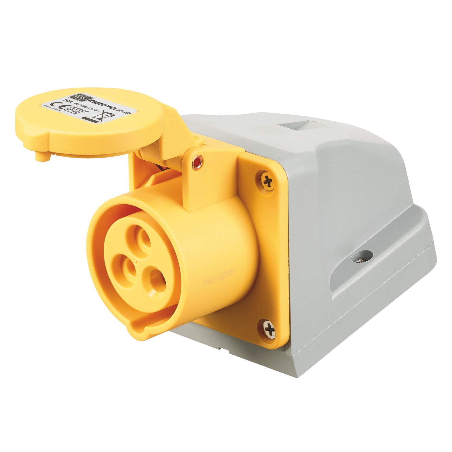 MK 16A 2P+E Surface Outlet 100-130V (739JR)
