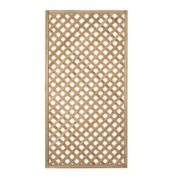 Forest Rosemore Lattice Softwood Rectangular Garden Trellis 3' x 6' 6 Pack