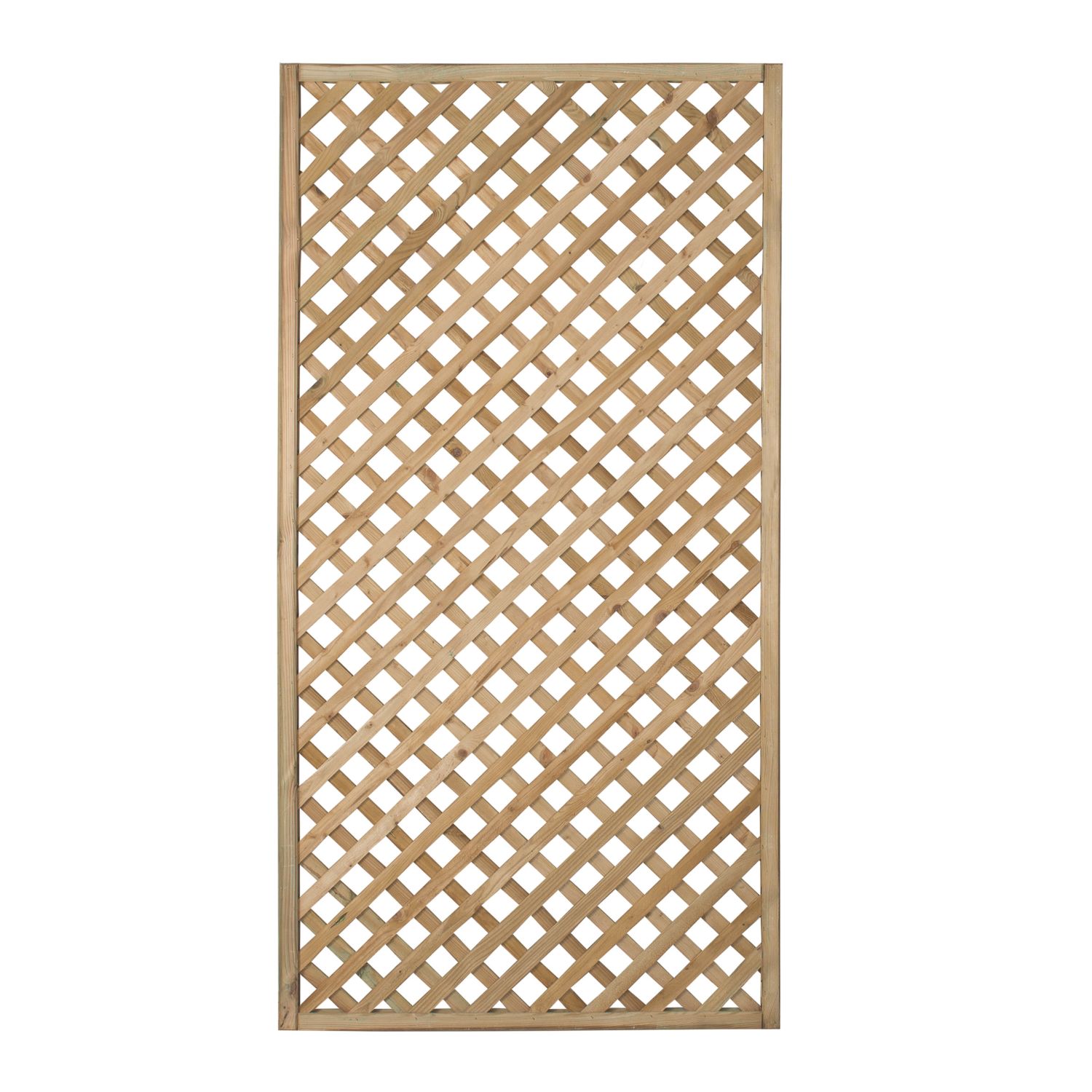 Forest Rosemore Lattice Softwood Rectangular Garden Trellis 3' x 6' 6 Pack (739KP)