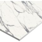 Wilsonart Veneto Matt White Marble Effect Laminate Worktop 3000mm x 650mm x 12mm