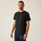 Regatta Pro Soft Short Sleeve T-Shirt Black Medium 41.7" Chest