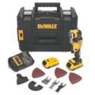 Refurb DEWALT DCS355D2-GB 18V 2 x 2.0Ah Li-Ion XR Brushless Cordless Multi-Tool