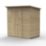 Forest Beckwood 6' x 4' (Nominal) Pent Shiplap Timber Shed with Base