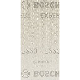 Bosch Expert M480 220 Grit Mesh Multi-Material Sanding Net 186mm x 93mm 50 Pack