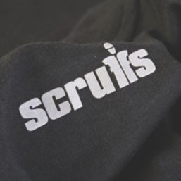 Scruffs  Short Sleeve Worker T-Shirt Black Small 41" Chest