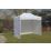Mini Marquees  6' 6" x 10' (Nominal) Hip Fabric Gazebo White