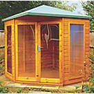 Shire Larkspur 6' 6" x 6' 6" (Nominal) Hip Timber Summerhouse