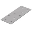 Magnodur Nailing Plates Silver 100mm x 40mm x 2mm 10 Pack