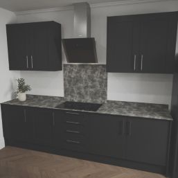 Mariz  Dark Concrete Splashback 750mm x 900mm x 12mm