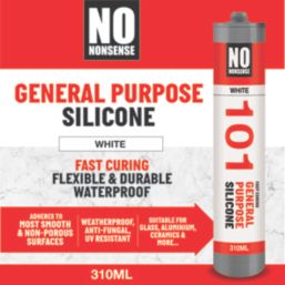 No Nonsense 101 General Purpose Silicone White 310ml