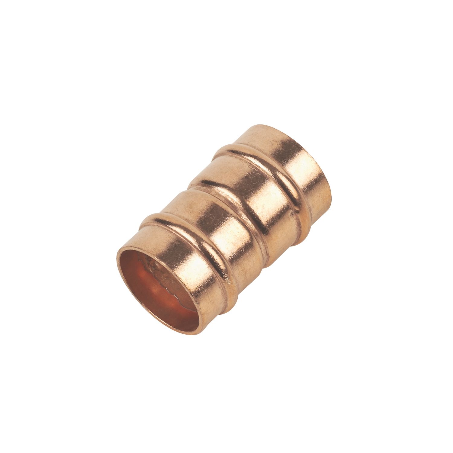 Flomasta Brass Solder Ring Adapting Couplers 22mm x 3/4" 2 Pack (74038)