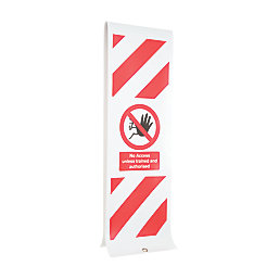 "Authorised Persons" Eyelet Sign 1885mm x 300mm