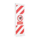 Essentials  "Authorised Persons" Eyelet Sign 1885mm x 300mm