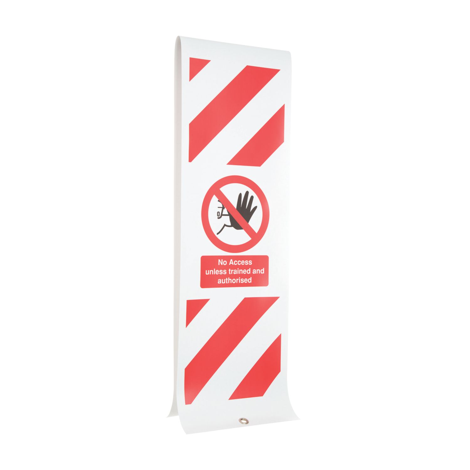 Essentials "Authorised Persons" Eyelet Sign 1885mm x 300mm (7409T)