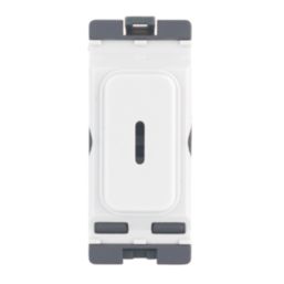 Hager Sollysta WMGKS 20A Grid 2-Pole Key Switch White